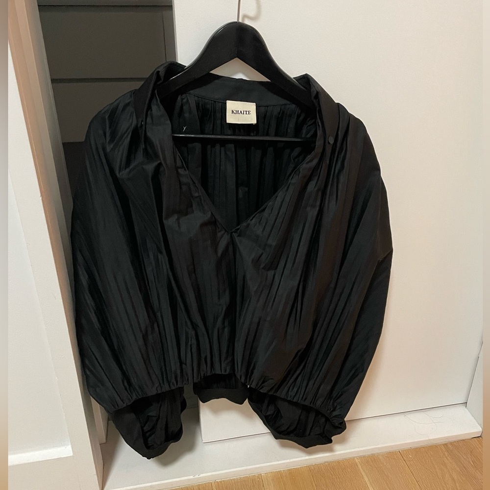 Khaite Pleated Blouse XS